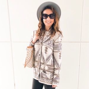 Aztec cardigan